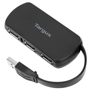 HUB USB TARGUS 4 PUERTOS USB NEGRO 2