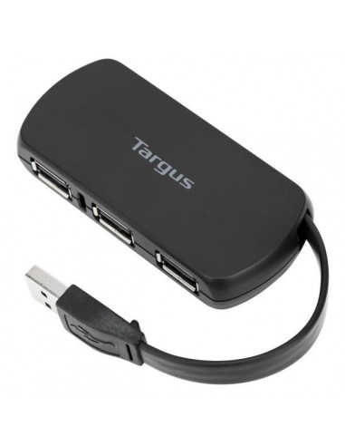 HUB USB TARGUS 4 PUERTOS USB NEGRO