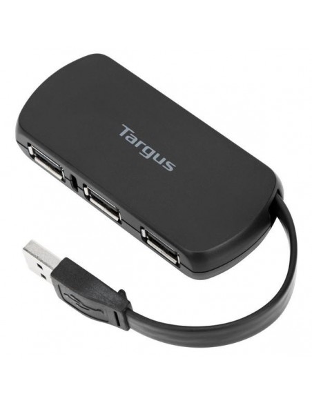 HUB USB TARGUS 4 PUERTOS USB NEGRO