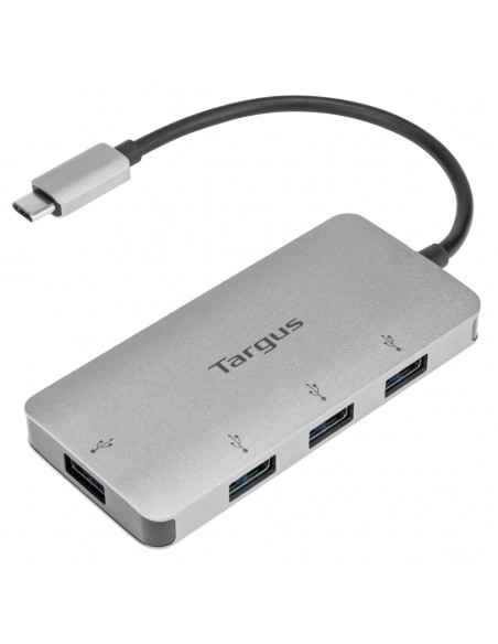 ADAPTADOR TARGUS USB-C A 4xUSB 3.0 PLATA