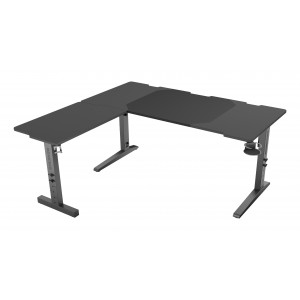 MESA GAMING GENESIS HOLM MODULAR 160 RGB ESQUINA NEGRO 160X75 CM 2