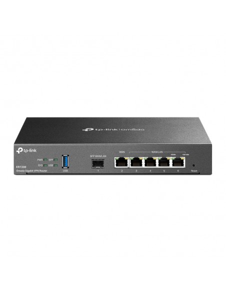 ROUTER TP LINK OMADA TL-ER7206   1x1G WAN, 2x1G WANLAN, 1xSFP WAN