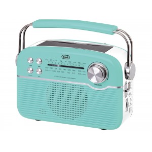 RADIO TREVI RA 7F50 BT PORTABLE RADIO CARGA SOLAR+AW+SD TIF. GREEN