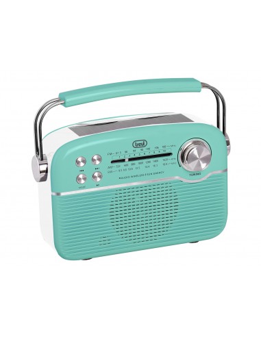 RADIO TREVI RA 7F50 BT PORTABLE RADIO CARGA SOLAR+AW+SD TIF. GREEN