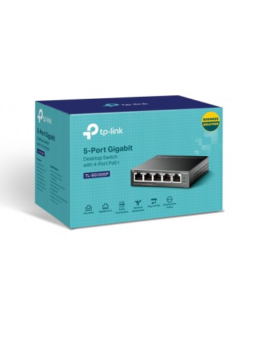 SWITCH TP-LINK 5 PORT GIGA 4 POE