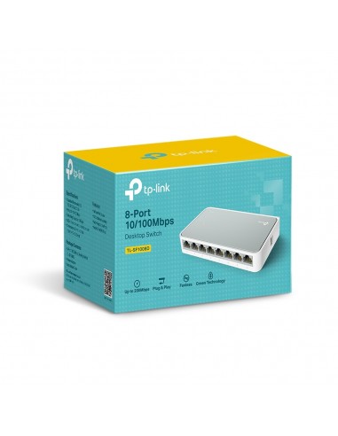 SWITCH TP-LINK TL-SF1008D 8 PORT 10 100