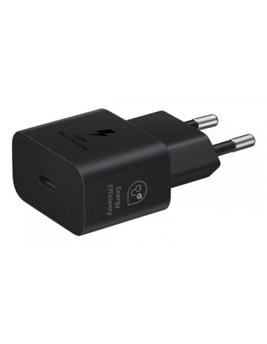 CARGADOR SAMSUNG USB-C 25W GAN NEGRO SIN CABLE EP-T2510NBEGWW