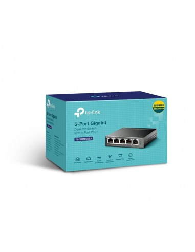 SWITCH TP-LINK 5-PORT GIGABIT DESKTOP SWITCH WITH  4-PORT POE+