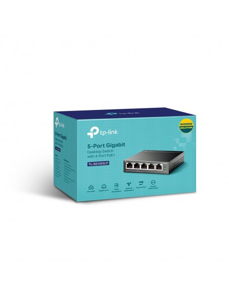 SWITCH TP-LINK 5-PORT GIGABIT DESKTOP SWITCH WITH  4-PORT POE+