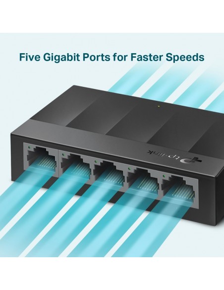 SWITCH TP-LINK 5 PORT GIGABIT DESKTOP SWITCH TP-LINK 5 PORT GIGABIT DESKTOP