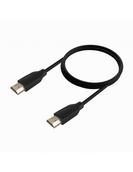 CABLE HDMI AISENS V2.0 PREMIUM 4K60HZ 18GBPS A M-A M 1.0M NEGRO