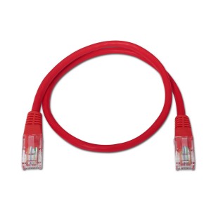 CABLE DE RED AISENS LATIGUILLO RJ45 CAT.6 UTP AWG24 ROJO 0.5M 2