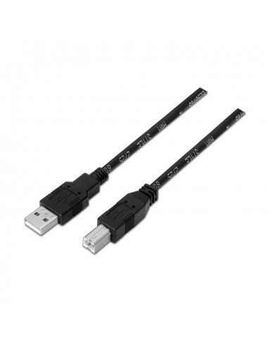 CABLE AISENS USB 2.0 IMPRESORA TIPO A M-B M NEGRO 3.0M