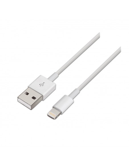 CABLE AISENS LIGHTNING A USB 2.0 LIGHTNING M-USB A M BLANCO 2.0M