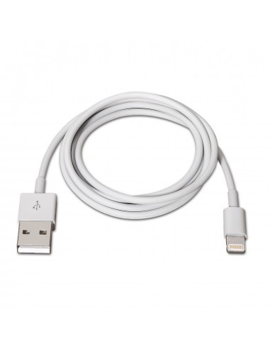 CABLE AISENS LIGHTNING A USB 2.0 LIGHTNING M-USB A M BLANCO 2.0M