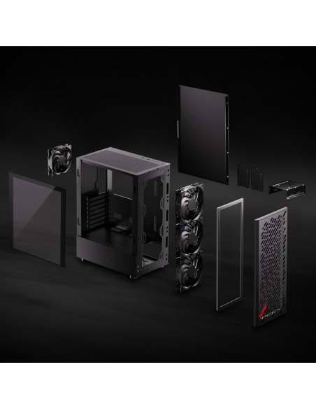 CAJA GAMING XPG VALORAIRMT-BKCWW ATX 2XUSB 3.2 SIN FUENTE NEGRO