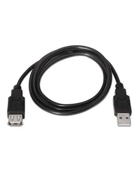 CABLE AISENS USB 2.0 TIPO A M-A H NEGRO 3.0M