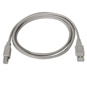 CABLE AISENS USB 2.0 IMPRESORA TIPO A M-B M BEIGE 1.8M 2