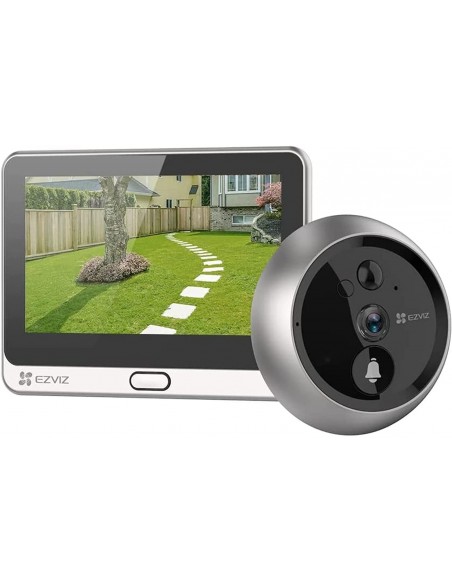 WIRE-FREE PEEPHOLE DOORBELL PLATA DP2C EZVIZ