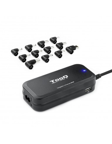 CARGADOR AUTOMATICO UNIVERSAL TOOQ TQLC-90BS02AT 90W 2XUSB 12 CONECTORES