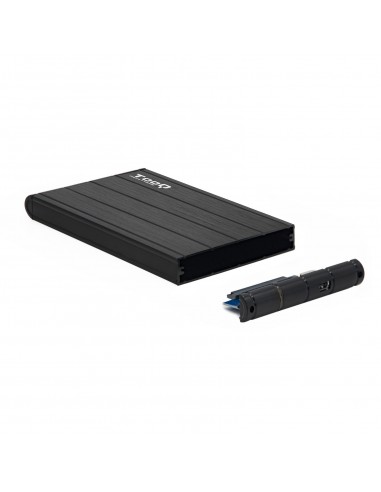 CAJA EXTERNA TOOQ TQE-2530B 2,5" 9,,5 MM SATA USB 3.0 NEGRA