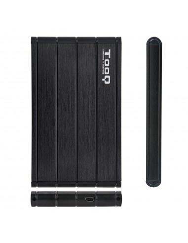 CAJA EXTERNA TOOQ TQE-2530B 2,5" 9,,5 MM SATA USB 3.0 NEGRA