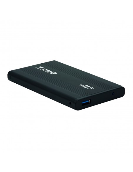 CAJA EXTERNA TOOQ TQE-2524B 2,5" 9,5 MM SATA USB 3.0 NEGRA