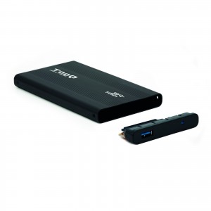 CAJA EXTERNA TOOQ TQE-2524B 2,5" 9,5 MM SATA USB 3.0 NEGRA 2