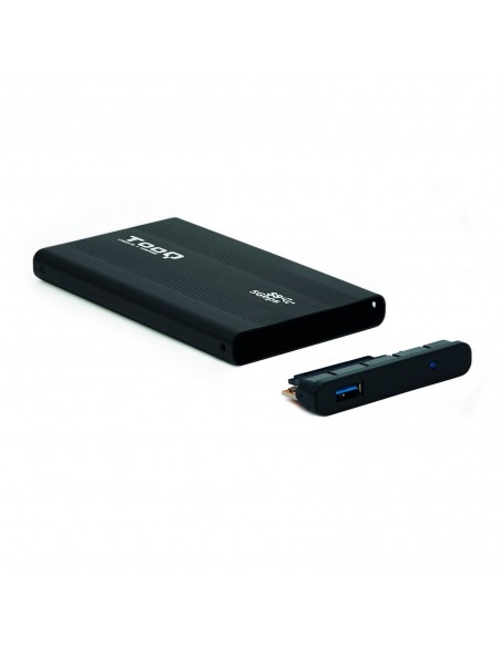 CAJA EXTERNA TOOQ TQE-2524B 2,5" 9,5 MM SATA USB 3.0 NEGRA