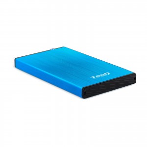 CAJA EXTERNA TOOQ TQE-2527BL 2,5" 9,5 MM SATA USB 3.0 3.1 AZUL
