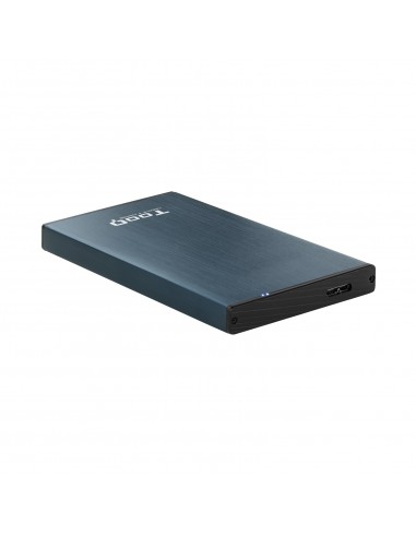 CAJA EXTERNA TOOQ TQE-2527PB 2,5" 9,5 MM SATA USB 3.0 3.1 AZUL