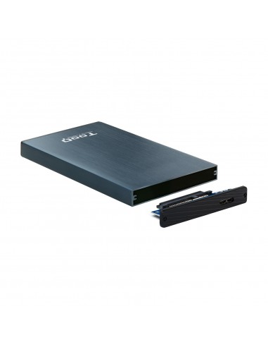 CAJA EXTERNA TOOQ TQE-2527PB 2,5" 9,5 MM SATA USB 3.0 3.1 AZUL