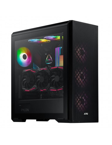 CAJA GAMING XPG DEFENDER E-ATX 2XUSB SIN FUENTE NEGRO