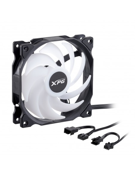 VENTILADOR CAJA XPG VENTOR 120MM NEGRO RGB X3