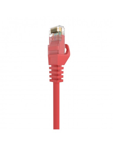 CABLE RED AISENS LATIGUILLO RJ45 LSZH CAT.6A UTP AWG24 2.0M ROJO