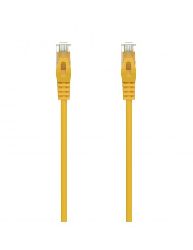 CABLE RED AISENS LATIGUILLO RJ45 LSZH CAT.6A UTP AWG24 30CM AMARILLO