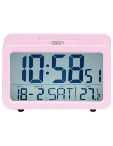 RELOJ DESPERTADOR TREVI SLD 3P60 DIGITAL ALARM CLOCK PINK RELOJ DESPERTADOR TREVI SLD 3P60 DIGITAL ALARM CLOCK PINK