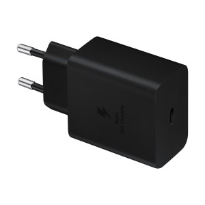 CARGADOR RAPIDO SAMSUNG 45W USB-C CON CABLE NEGRO EP-T4510