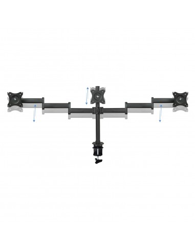 SOPORTE MESA TOOQ DB1327TN-B 3 PANTALLAS 13-27"