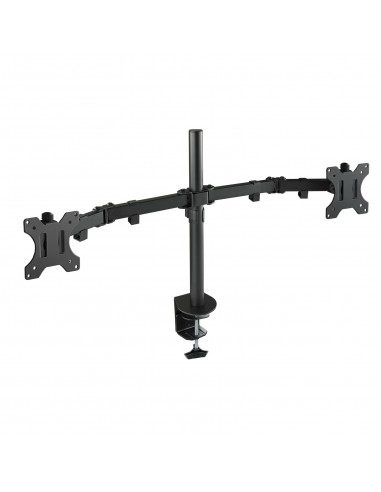 SOPORTE MESA TOOQ DB1232TN-B 2 PANTALLAS 13-32" MAX 8KG POR BRAZO NEGRO