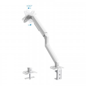 SOPORTE MESA TOOQ PANTALLAS 17"-32" BLANCO 2