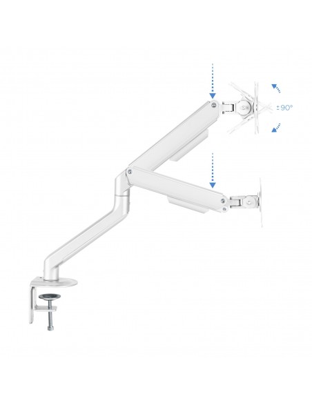 SOPORTE MESA TOOQ PANTALLAS 17"-32" BLANCO