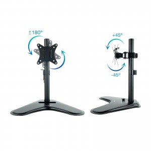 SOPORTE MESA TOOQ PANTALLA 17"-32" NEGRO 2