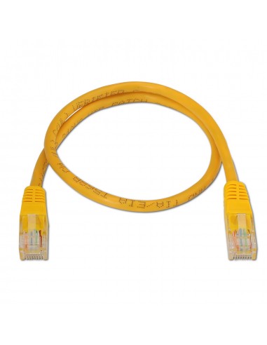CABLE DE RED AISENS LATIGUILLO RJ45 CAT.6 UTP AWG24 AMARILLO 0.5M