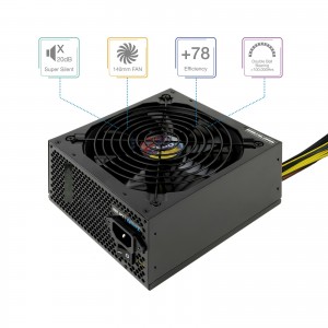 FUENTE ALIMENTACION TOOQ ATX 650W PFC ACTIVO NEGRO 2