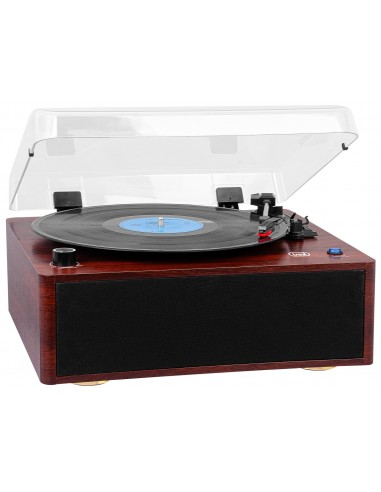 TOCADISCOS TREVI TT 1030 BT TURNTABLE+AW+WLESS IN-OUT WOODEN