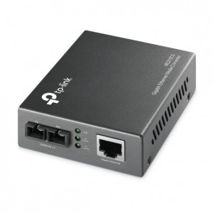 CONVERSOR MEDIOS TP LINK MC210CS SINGLE MODE SC UPC - RJ45 GIGA 15KM