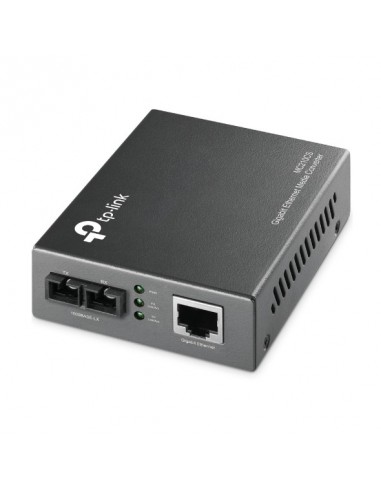 CONVERSOR MEDIOS TP LINK MC210CS SINGLE MODE SC UPC - RJ45 GIGA 15KM