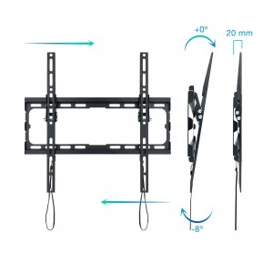 SOPORTE PARED TV TOOQ LP1071T-B NEGRO 32-70" MAX 45 KG 2