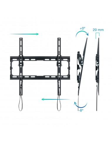 SOPORTE PARED TV TOOQ LP1071T-B NEGRO 32-70" MAX 45 KG